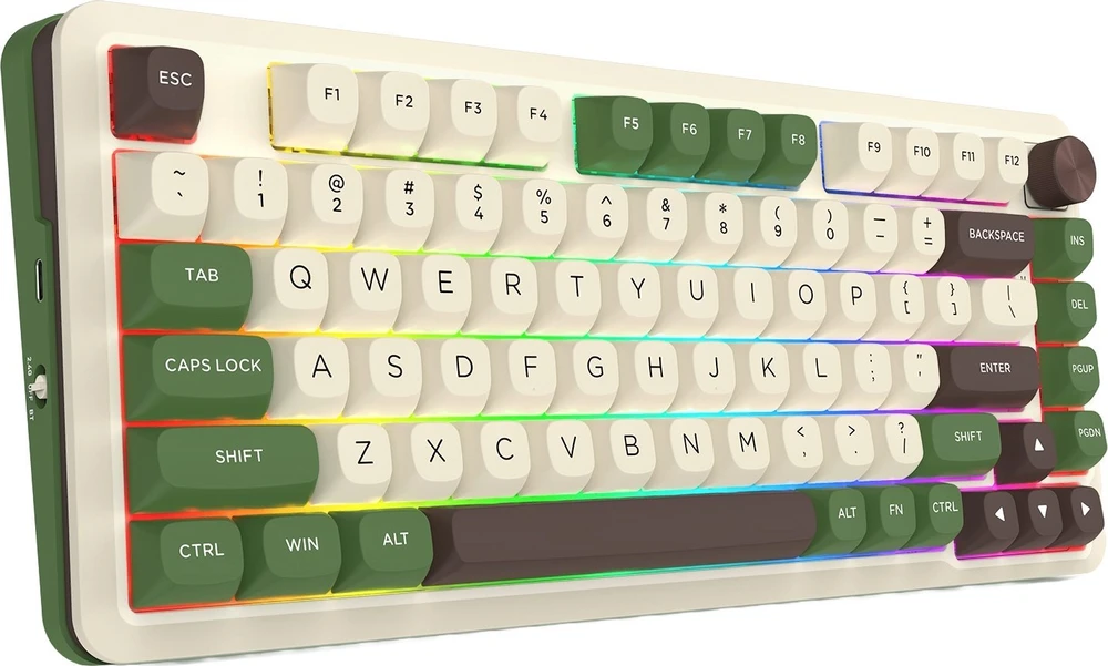 Klaviatūra žaidimams Redragon K681 Dragon Growl belaidė mechaninė su pašvietimu žalia