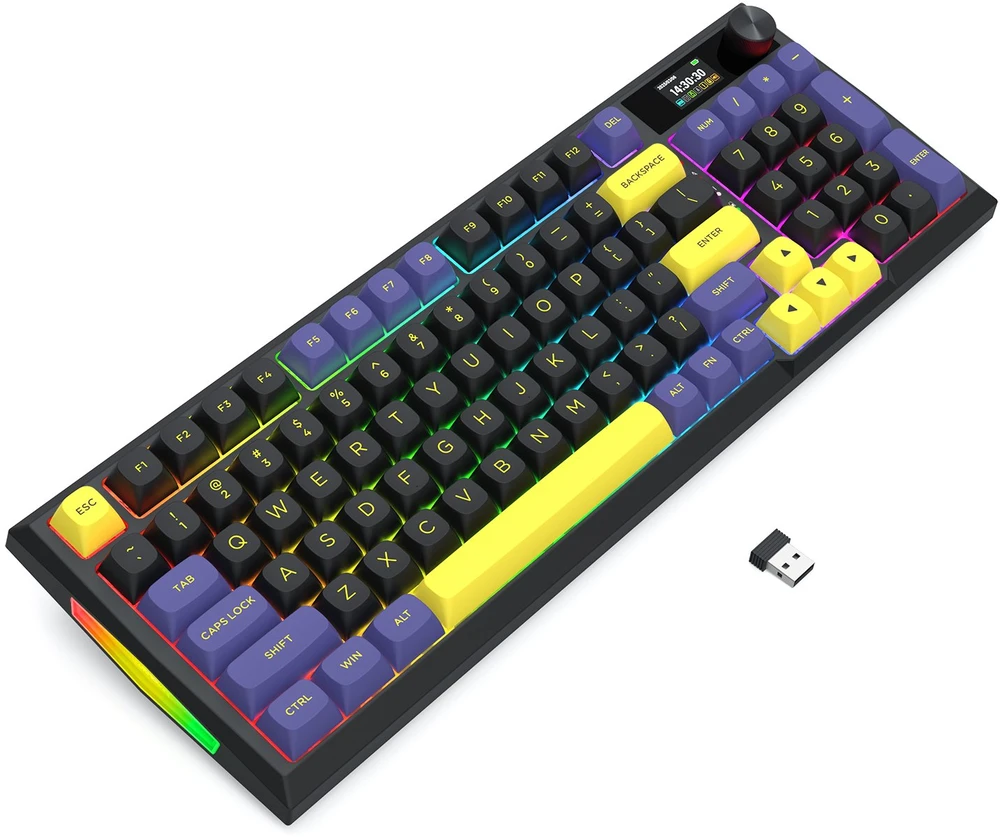 Klaviatūra žaidimams Redragon K725LBY-RGB-PRO Glintstone