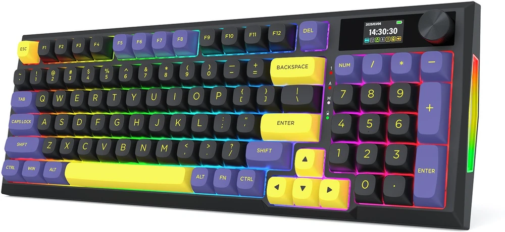 Klaviatūra žaidimams Redragon K725LBY-RGB-PRO Glintstone