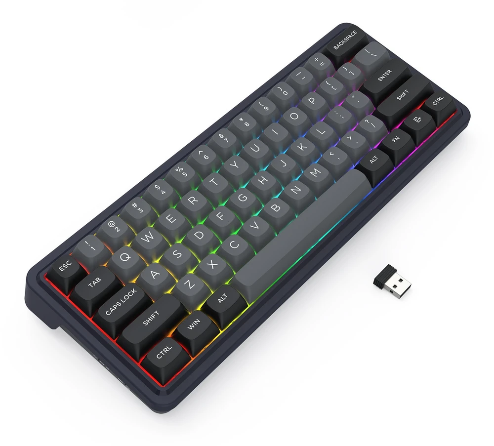 Klaviatūra žaidimams Redragon Draconic V2 K730 Redragon RPC belaidė mechaninė su pašvietimu juoda