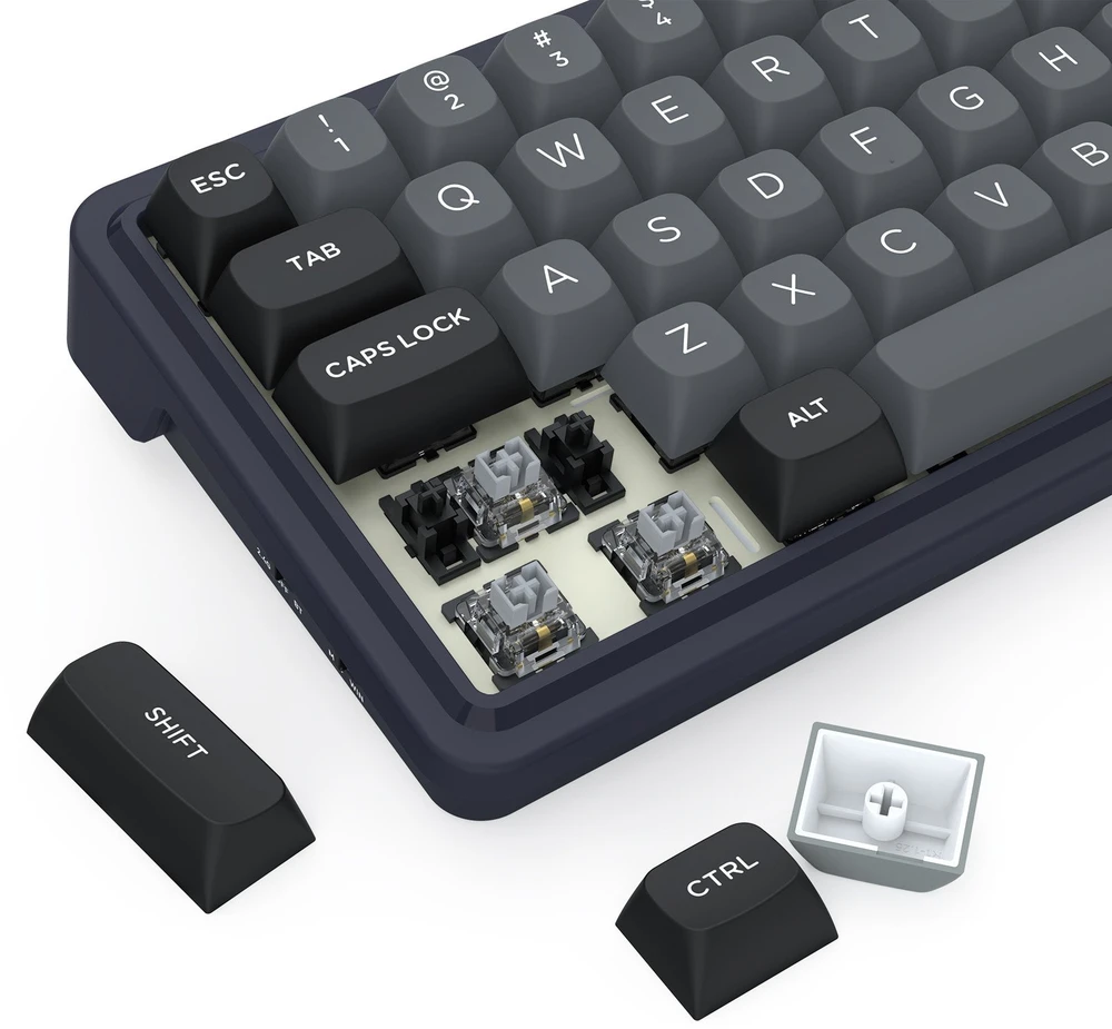 Klaviatūra žaidimams Redragon Draconic V2 K730 Redragon RPC belaidė mechaninė su pašvietimu juoda
