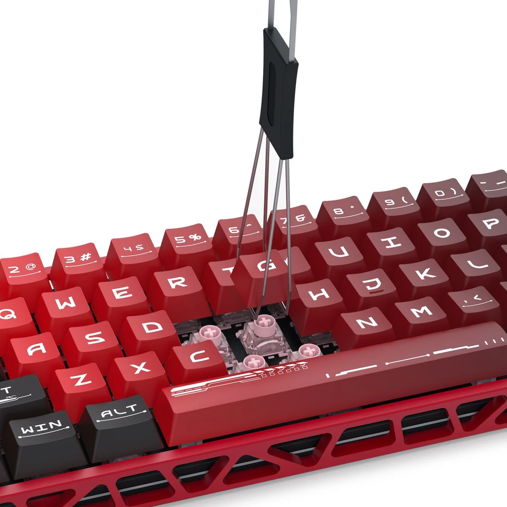 Klaviatūra žaidimams Redragon Venom Redragon Next-GEN UltraMag su laidu magnetyczna su pašvietimu raudona