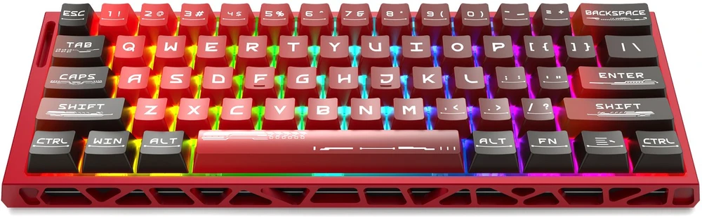 Klaviatūra žaidimams Redragon Venom Redragon Next-GEN UltraMag su laidu magnetyczna su pašvietimu raudona