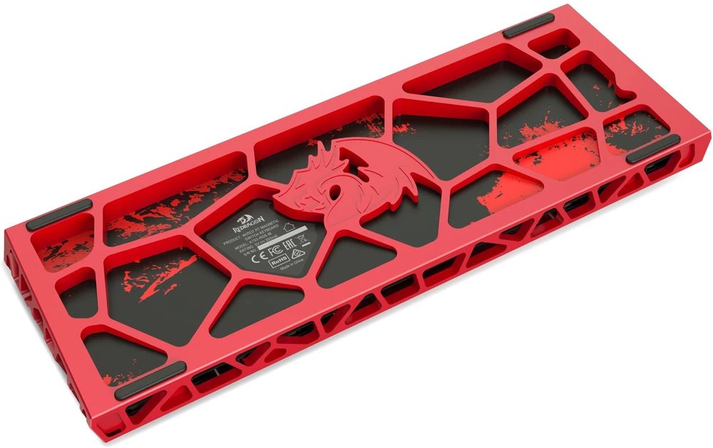 Klaviatūra žaidimams Redragon Venom Redragon Next-GEN UltraMag su laidu magnetyczna su pašvietimu raudona