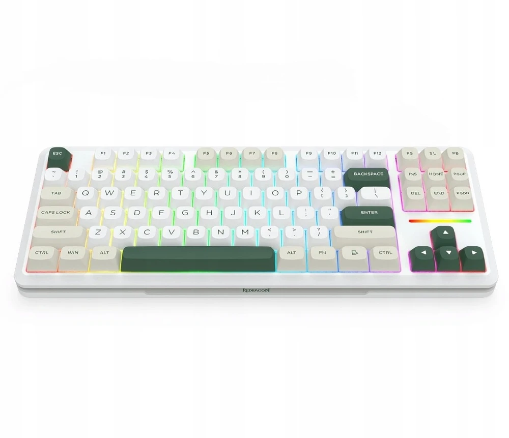 Klaviatūra žaidimams Redragon Wildslash Pro Redragon RPC belaidė mechaninė su pašvietimu balta