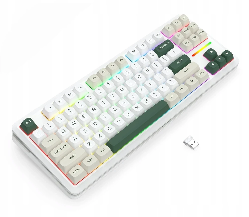 Klaviatūra žaidimams Redragon Wildslash Pro Redragon RPC belaidė mechaninė su pašvietimu balta