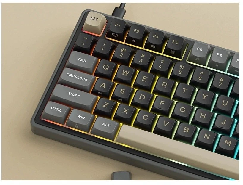 Royal Kludge RK-R98 RGB Phantom laidinė klaviatūra | 96%, Hot-swap, rusvai gelsvas switches, US