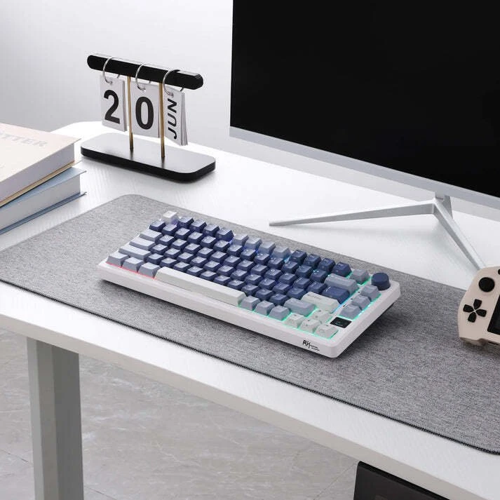 Klaviatūra Royal Kludge RK M75 (Taro Milk) - RK rusvai gelsvas Switches