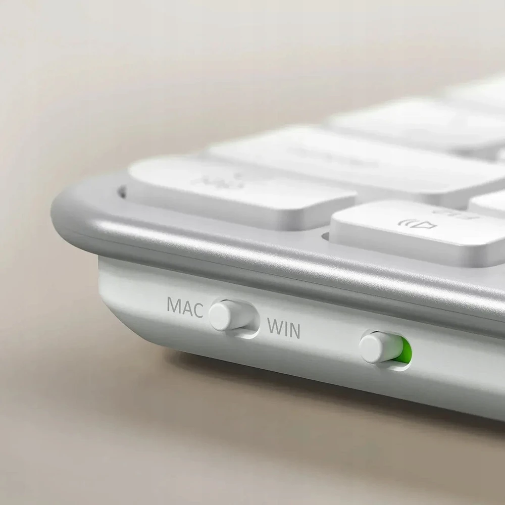 Belaidė klaviatūra QWERTY Satechi Slim EX1 Mac / PC ST-KEX1S-EN sidabrinis