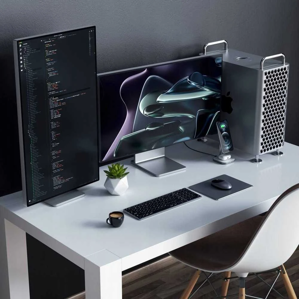 Belaidė klaviatūra QWERTY Satechi Slim X2 ST-BTSX2M space pilka