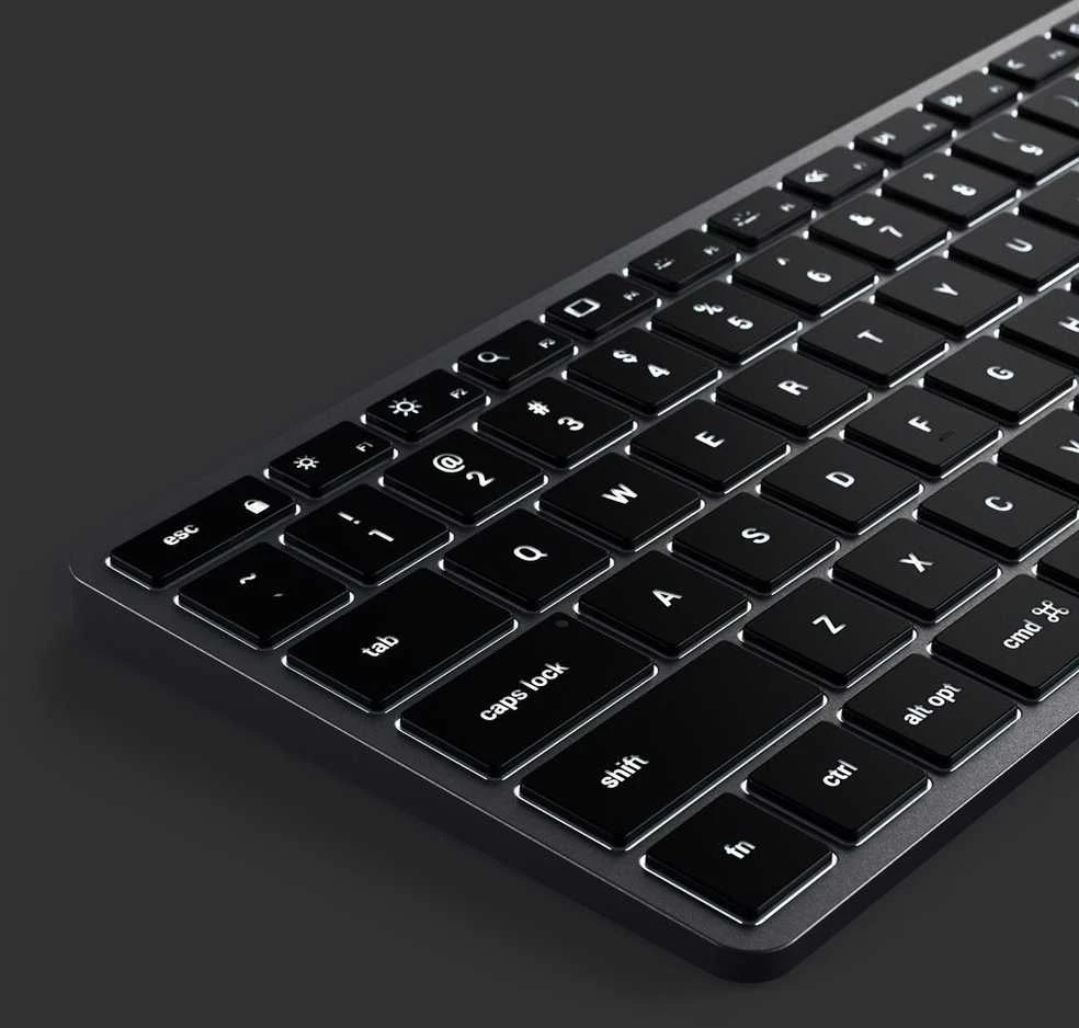 Belaidė klaviatūra QWERTY Satechi Slim X2 ST-BTSX2M space pilka