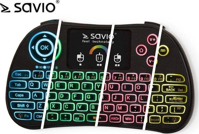 Savio Klaviatūra Smart TV klaviatūra KW-03