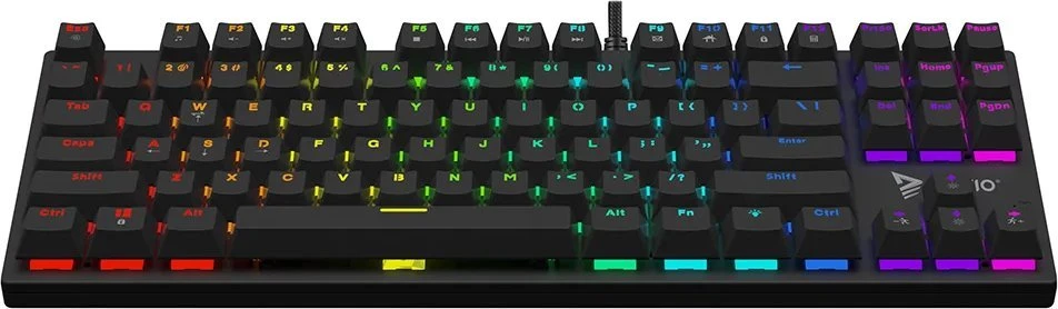 Klaviatūra - Savio Tempest X2 RGB Outemu Raudona