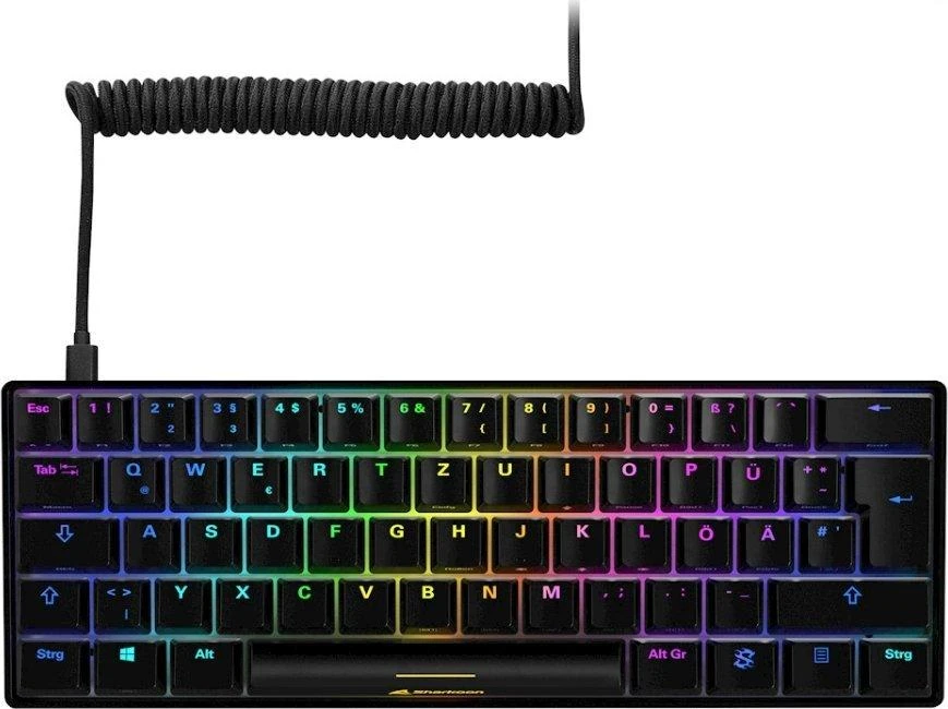 Sharkoon Klaviatūra žaidimams Skiller SGK50S4 juodas-braun DE