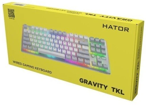 „Hator“ klaviatūra „Hator HTK561US Gravity TKL“ žaidimų klaviatūra, anglų kalba