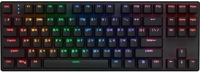 Hator Klaviatūra SilentiumPC Icefall Mecha Rainbow 87 belaidė (HTK287UA)