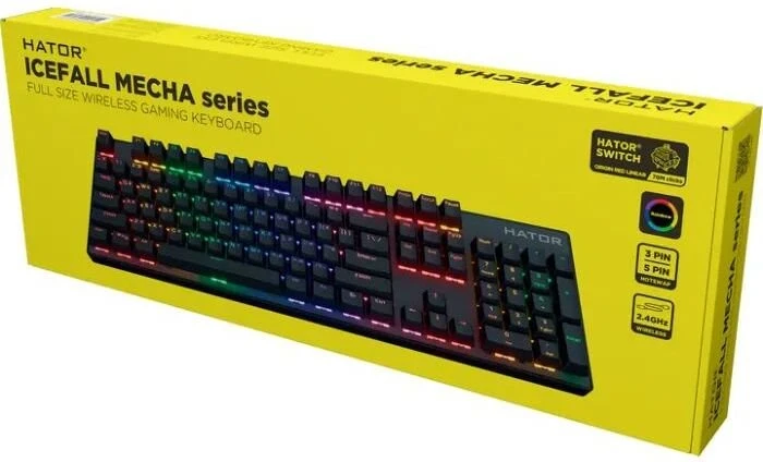 Hator SilentiumPC Icefall mechaninė klaviatūra (HTK204UA)