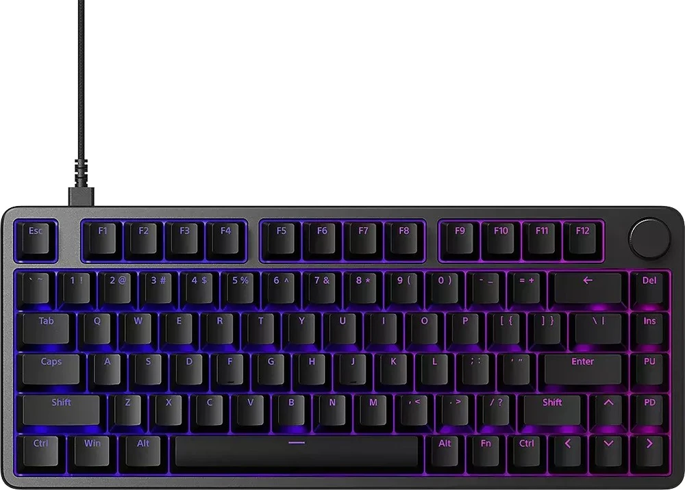 Klaviatūra žaidimams Sony INZONE KBD-H75 TKL US su laidu magnetyczna su pašvietimu juoda