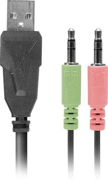 Klaviatūra Speedlink LUNERA 4 dalių žaidimų rinkinys su RGB apšvietimu, DE išdėstymas, SL-670305-BK