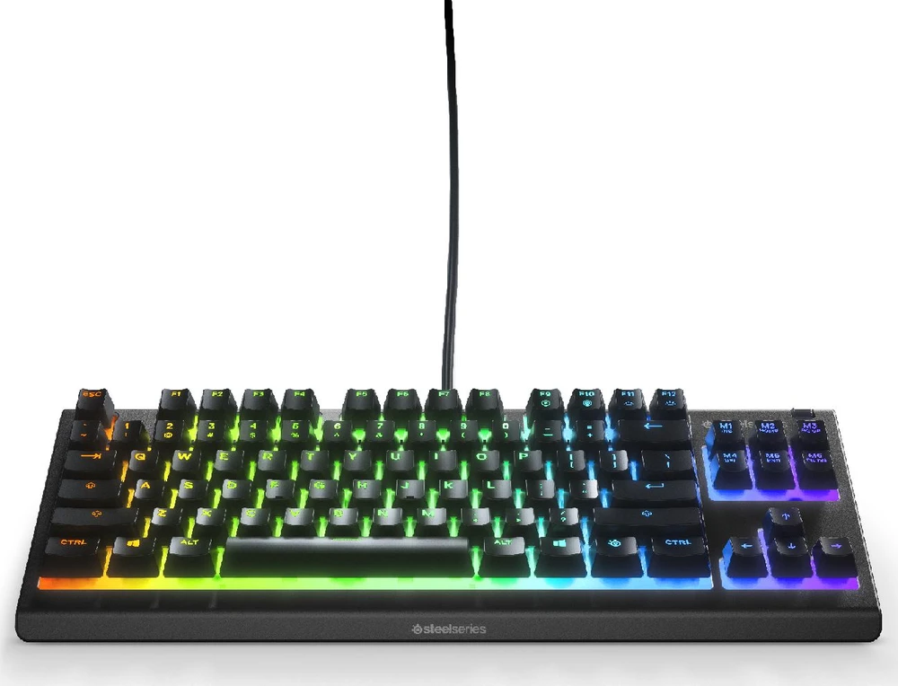 Žaidimų klaviatūra SteelSeries Apex 3 TKL, US kalba, Juodos spalvos