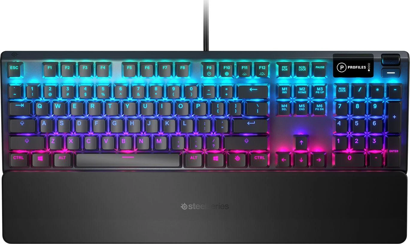 Klaviatūra SteelSeries Apex 5, US kalba, Juodos spalvos