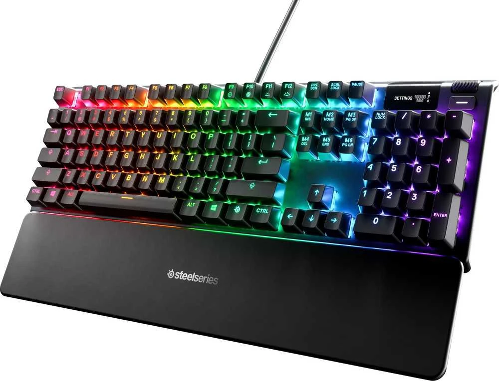 Klaviatūra SteelSeries Apex 5, US kalba, Juodos spalvos