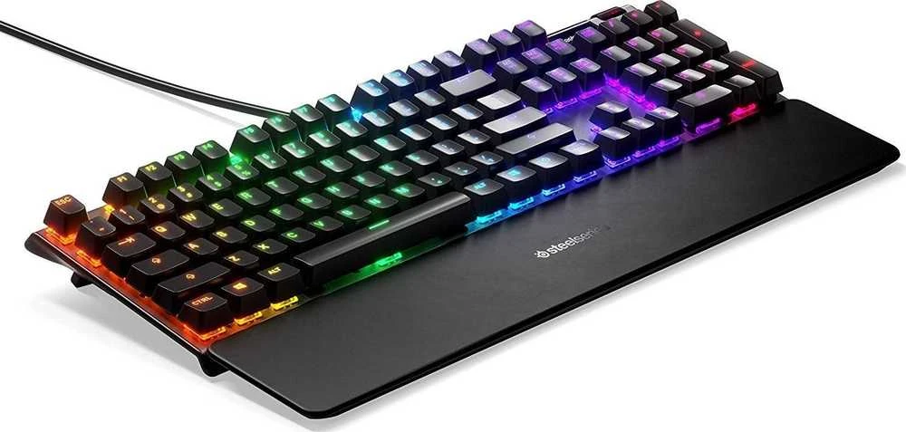 Žaidimų klaviatūra SteelSeries Apex 7, US kalba, Red apšvietimas, Juodos spalvos