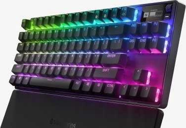 Belaidė žaidimų klaviatūra SteelSeries Apex Pro TKL 2023, su RGB LED pašvietimu, US išdėstymas (64865)