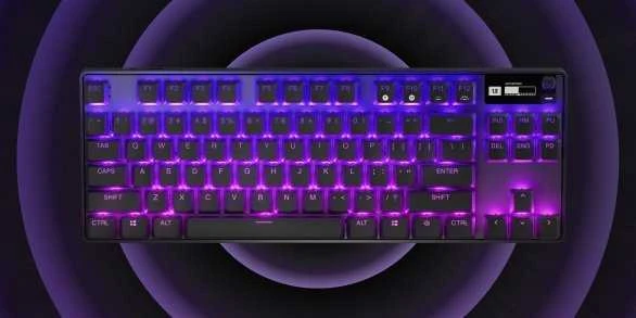 Belaidė žaidimų klaviatūra SteelSeries Apex Pro TKL 2023, su RGB LED pašvietimu, US išdėstymas (64865)