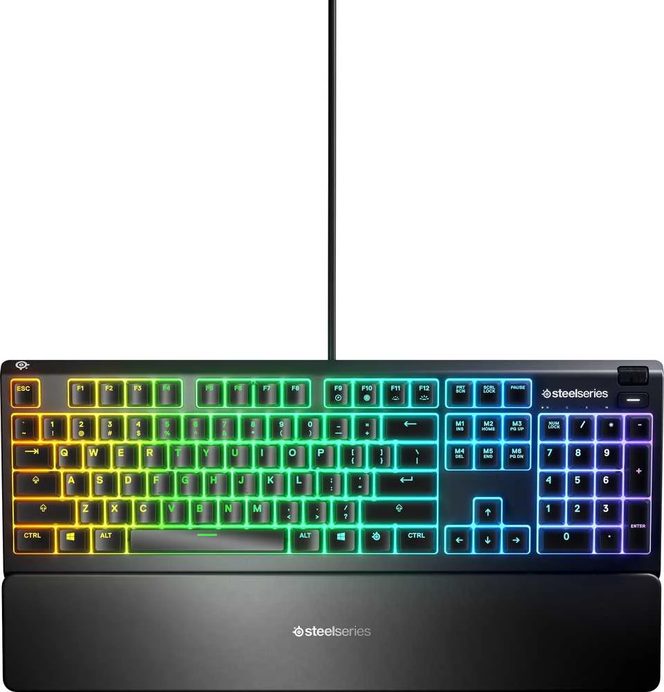 Žaidimų klaviatūra SteelSeries Apex 3, US išdėstymas