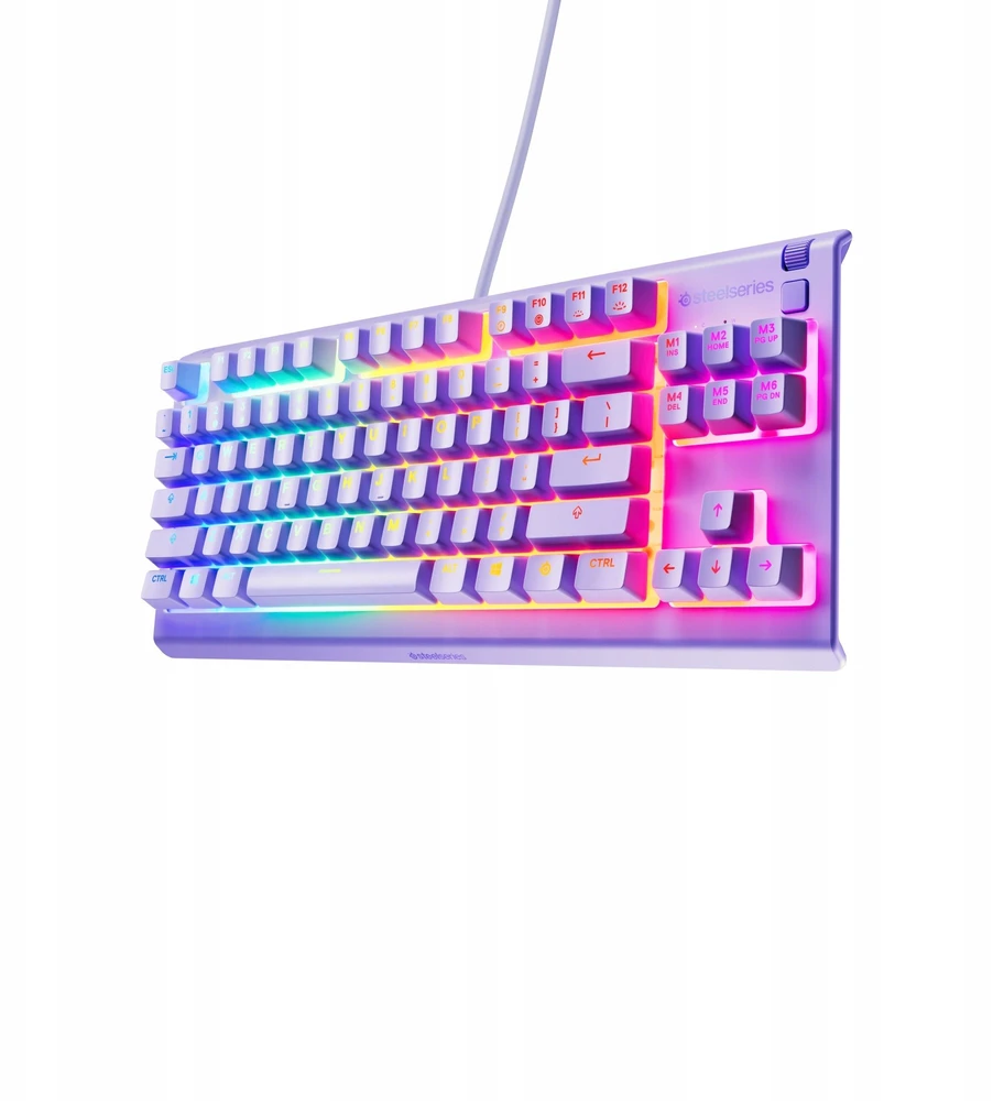Steelseries Apex 3 TKL membraninė RGB klaviatūra (US) | Levandų