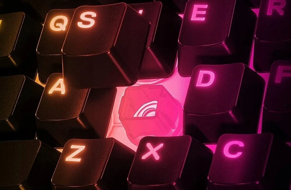 Steelseries Apex 3 TKL membraninė RGB klaviatūra (US) | Levandų