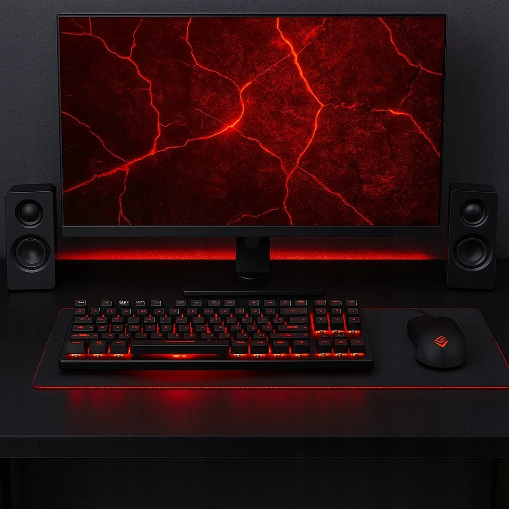 Defender Quest GK-596 RGB mechaninė klaviatūra žaidimams 45597