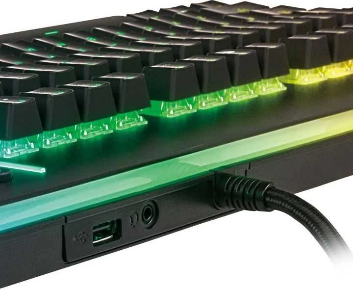 Klaviatūra Thermaltake Level 20 RGB Juodas Cherry MX Sidabrinis