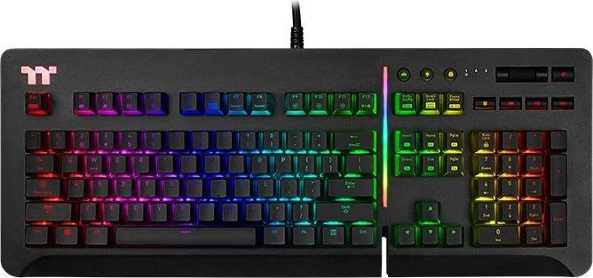 Klaviatūra Thermaltake Level 20 RGB Juodas Cherry MX Sidabrinis