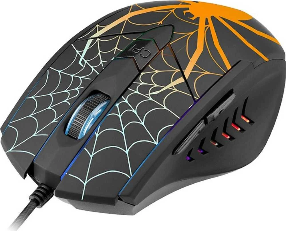 Pelė Myszka žaidimams Tracer GameZone Juodas Widow su laidu 1600 dpi optinė juoda