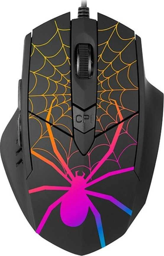 Pelė Myszka žaidimams Tracer GameZone Juodas Widow su laidu 1600 dpi optinė juoda