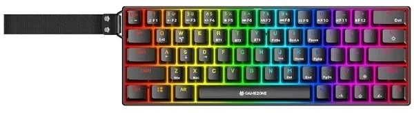 Klaviatūra mechaninė Tracer GAMEZONE SIGMA 63 RF (2.4+BT) Juodas