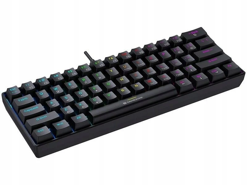 Klaviatūra žaidimams Tracer GameZone Claws 61 su laidu mechaninė su pašvietimu juoda