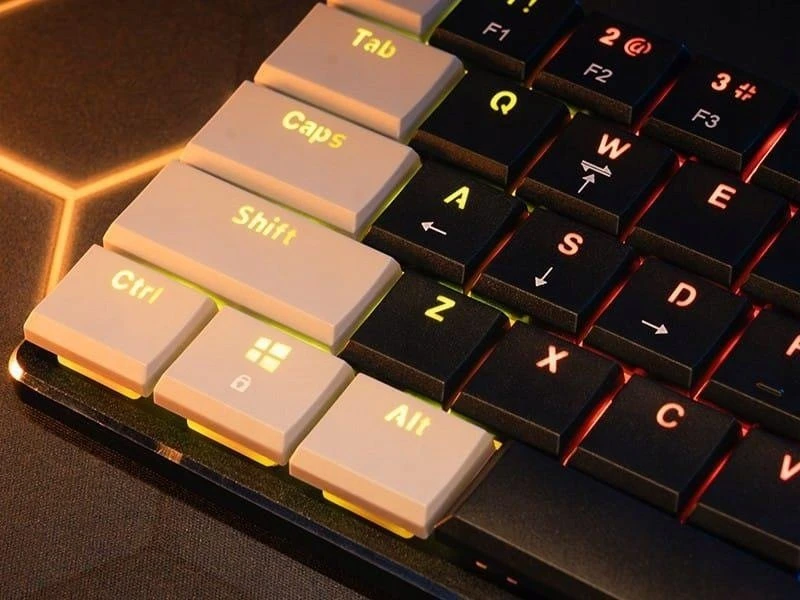 Klaviatūra žaidimams Tracer GameZone Keylo 61 su laidu mechaninė su pašvietimu grafito