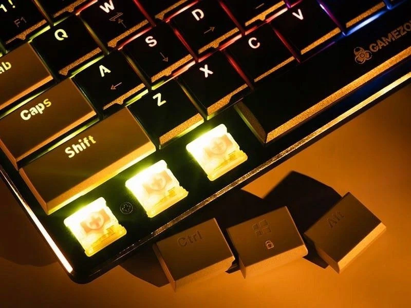 Klaviatūra žaidimams Tracer GameZone Keylo 61 su laidu mechaninė su pašvietimu grafito