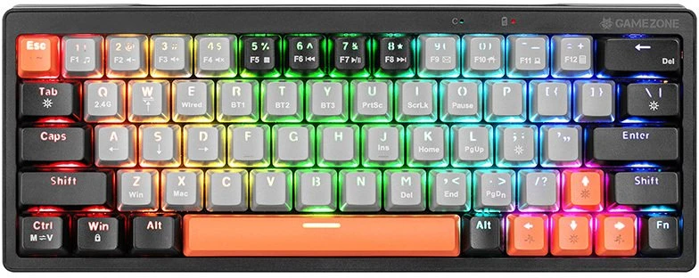 Magnetinė klaviatūra TRACER GAMEZONE MAGNET 68 RGB USB