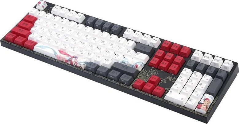 Varmilo VEA108 Beijing Opera žaidimų klaviatūra MX-Brown, baltos spalvos LED - US išdėstymas