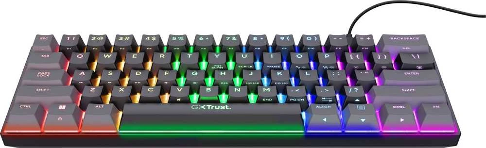 TRUST GXT 867 ACIRA 60% MINI RGB mechaninė klaviatūra