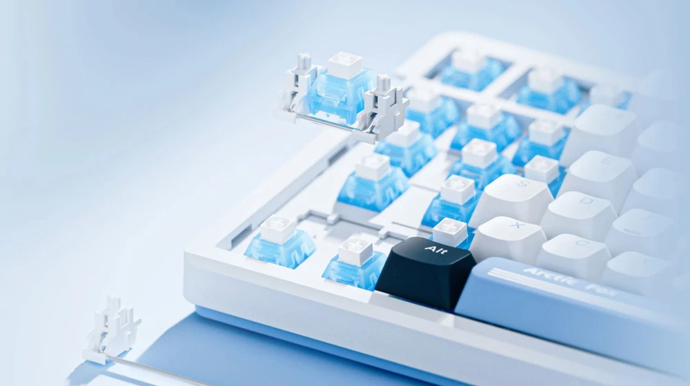 Klaviatūra VGN V98 Pro V3 Arctic Fox Switch (84716040)