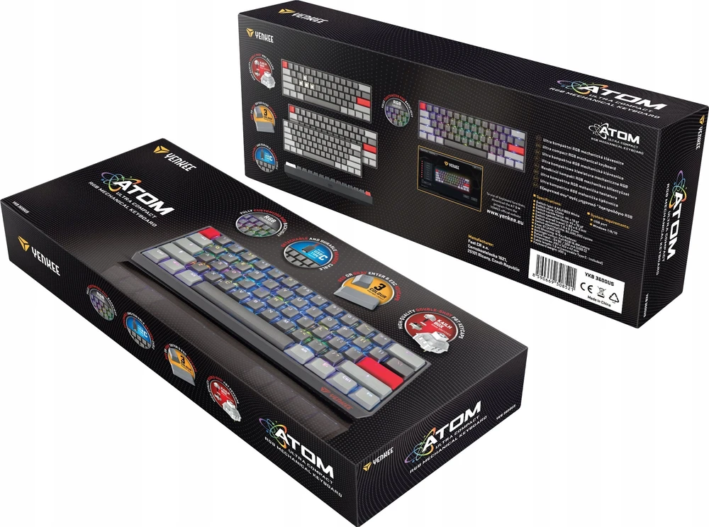 Klaviatūra Yenkee YKB 3600US ATOM (45016650)