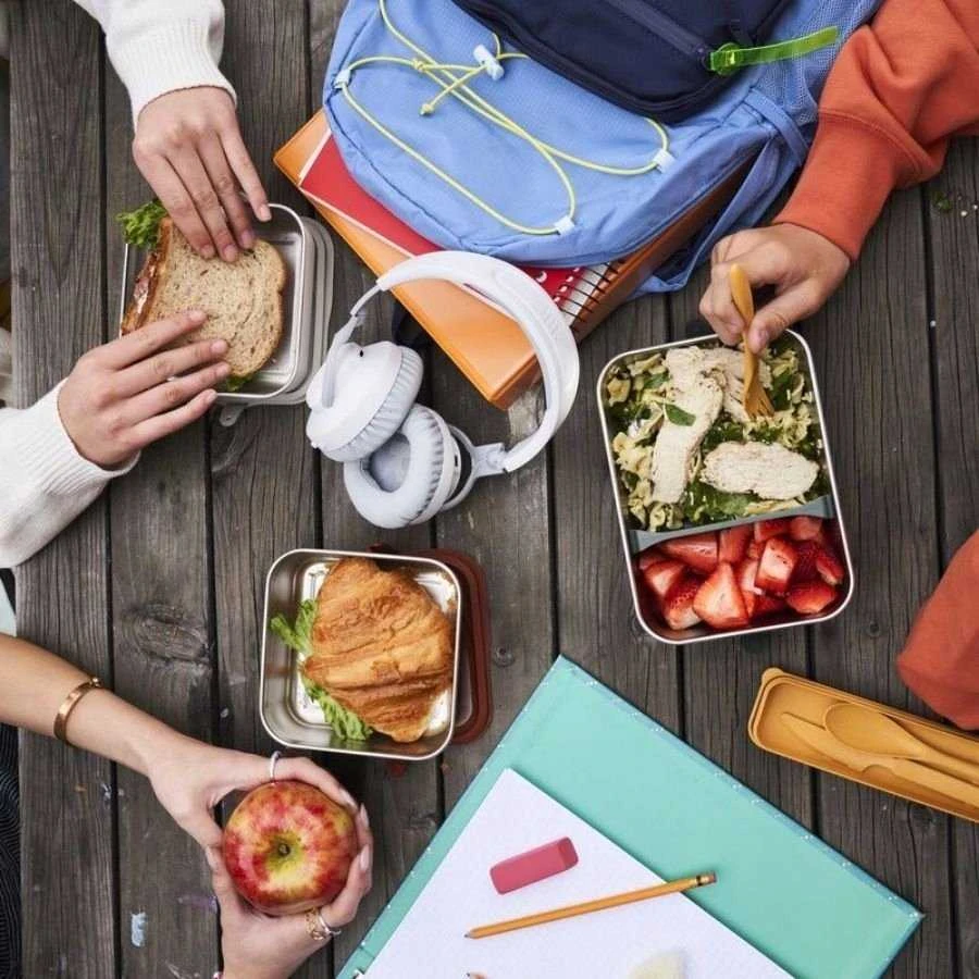 Klean Kanteen Kanteen Rise Lunch Box, 592ml/20oz, jūros purškalas