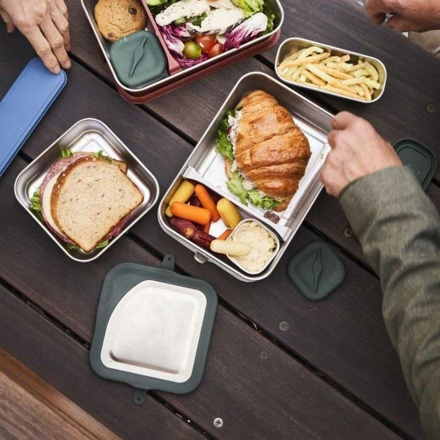 Klean Kanteen Kanteen Rise Lunch Box, 592ml/20oz, jūros purškalas