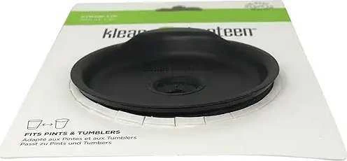 Klean Kanteen Kanteen šiaudinis dangtelis, juodas