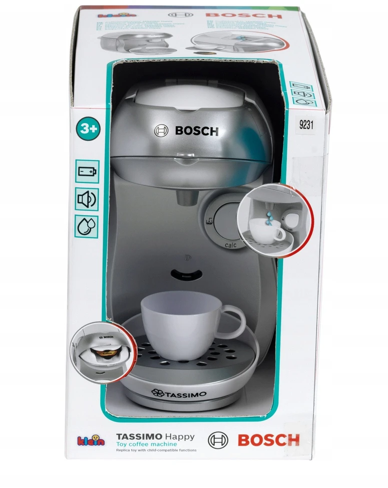 Klein Kavos aparatas „Bosch Tassimo“ kavos aparatas, sidabrinis